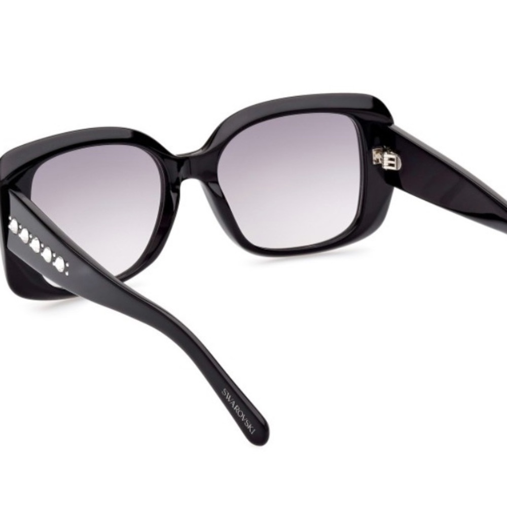 Swarovski-Black and Crystal Sunglasses (0264) - Picture 3 of 4